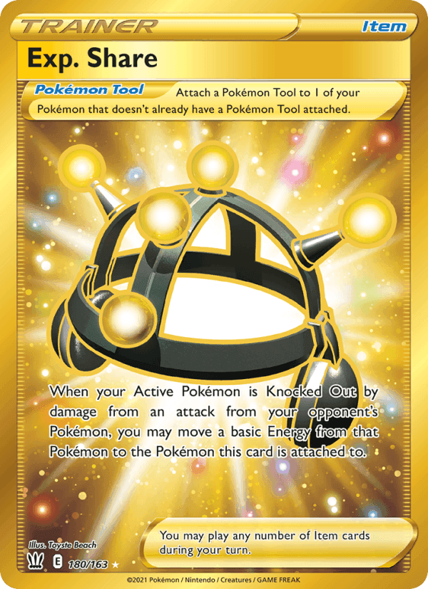Exp. Share, card 180 from Battle Styles