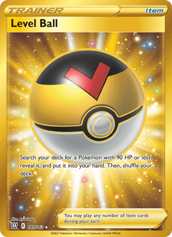 Level Ball, card 181 from Battle Styles