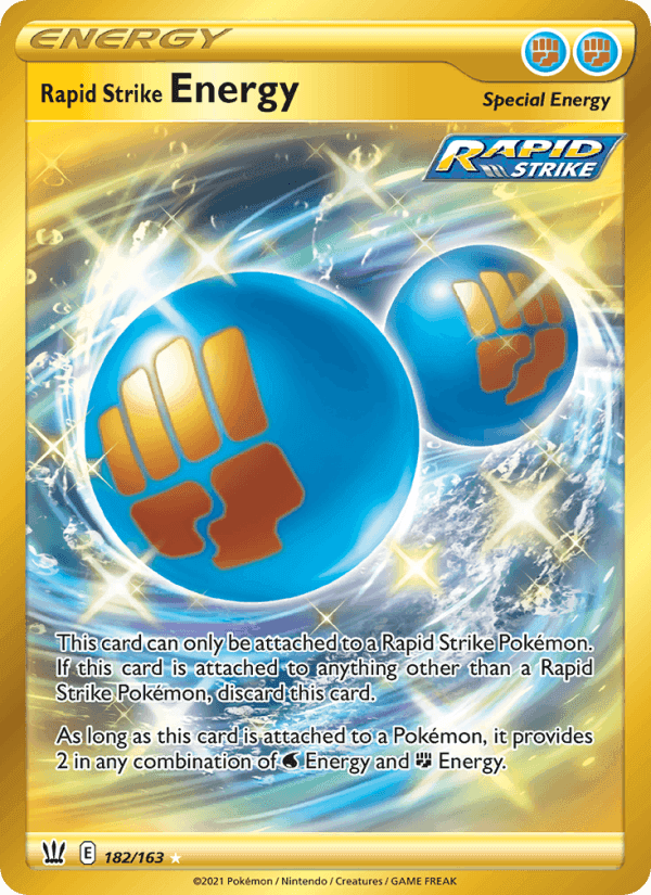 Rapid Strike Energy, card 182 from Battle Styles