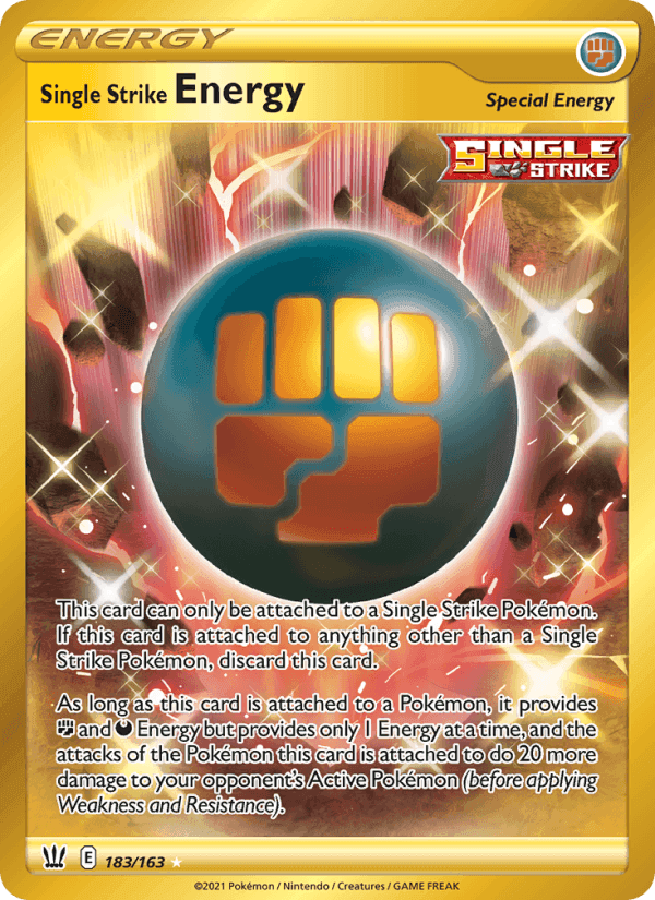 Single Strike Energy, card 183 from Battle Styles