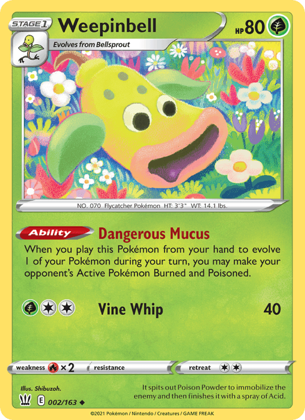 Weepinbell, card 2 from Battle Styles