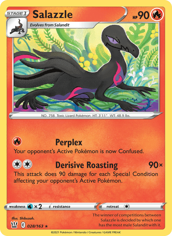 Battle Styles の 28 番、Salazzle