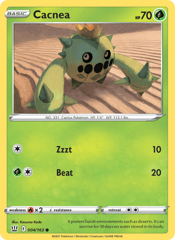 Battle Styles の 4 番、Cacnea