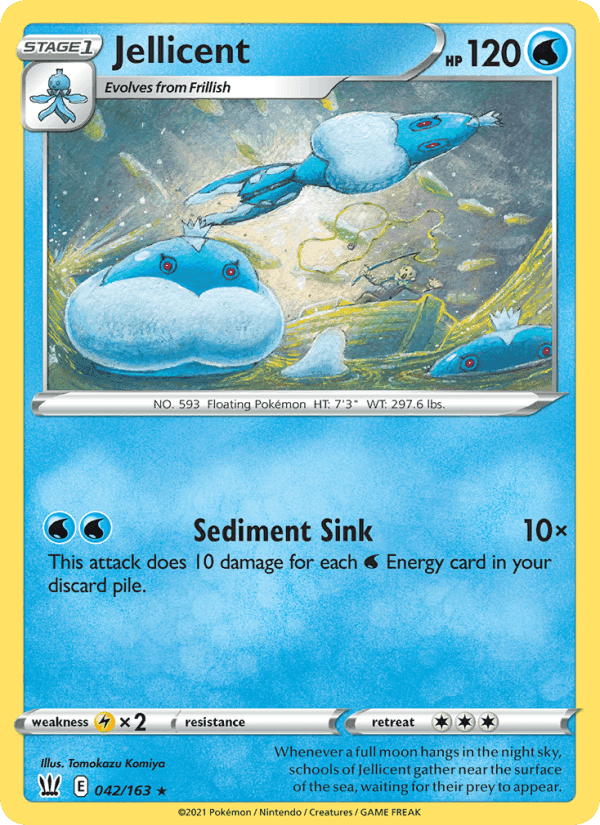 Jellicent, card 42 from Battle Styles