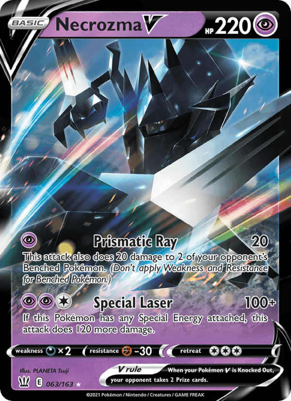 Necrozma V, card 63 from Battle Styles