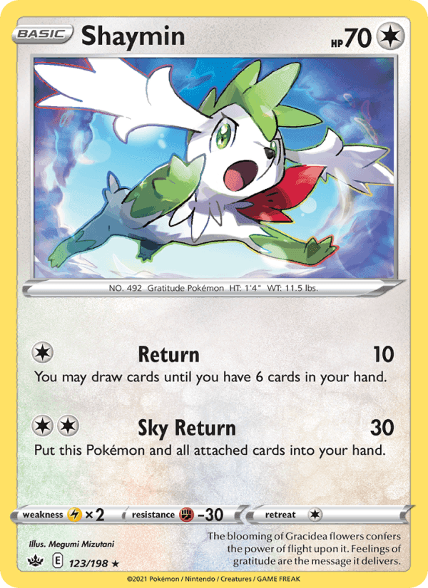 Shaymin, card 123 from Chilling Reign