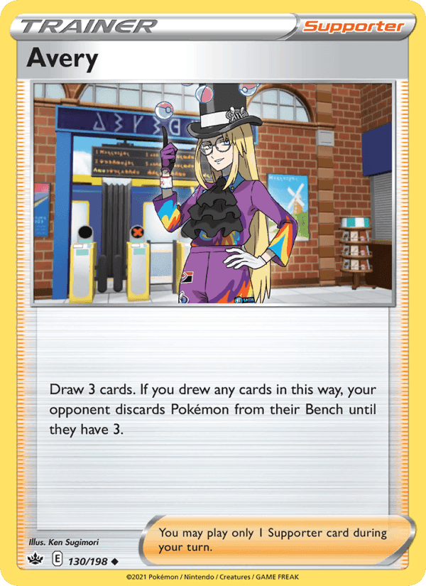 Avery, card 130 from Chilling Reign