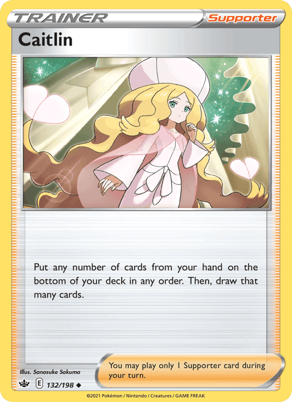 Caitlin, card 132 from Chilling Reign