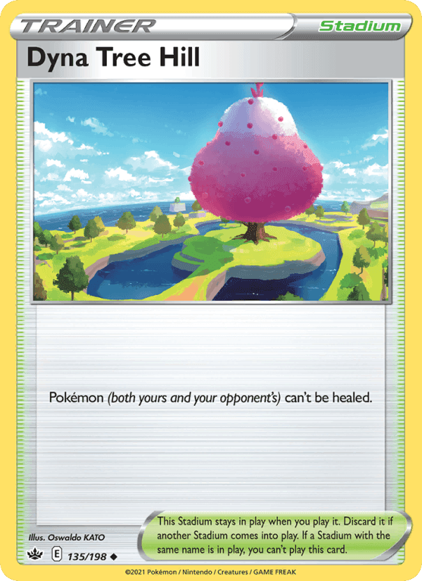 Dyna Tree Hill, card 135 from Chilling Reign