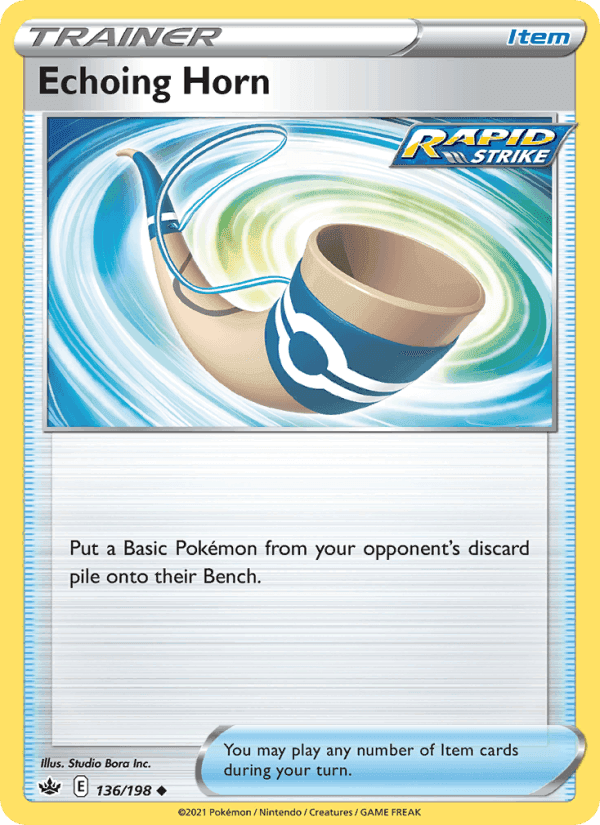 Echoing Horn, card 136 from Chilling Reign