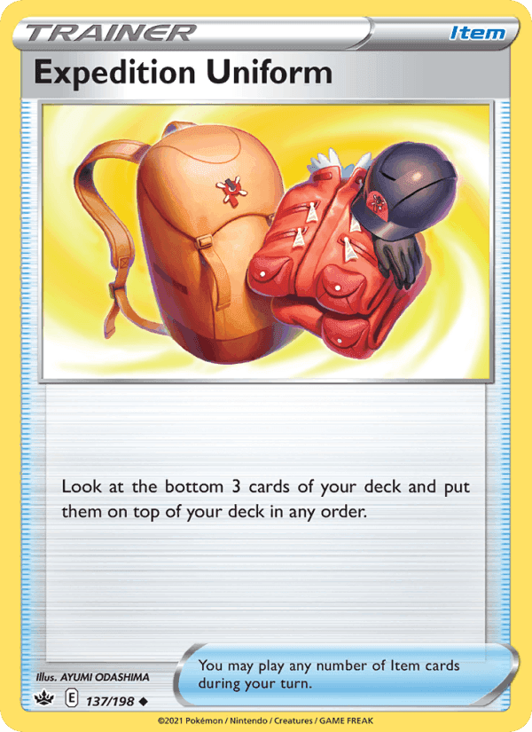 Expedition Uniform, card 137 from Chilling Reign