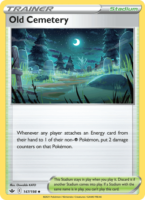 Old Cemetery, card 147 from Chilling Reign