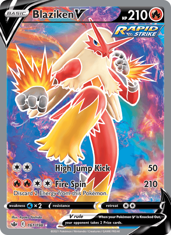 Chilling Reign の 161 番、Blaziken V