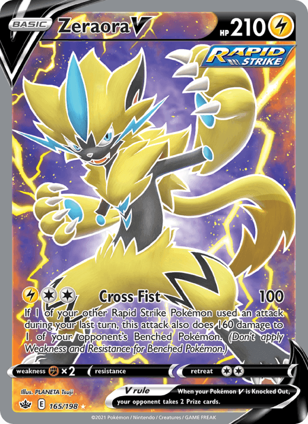 Chilling Reign の 165 番、Zeraora V