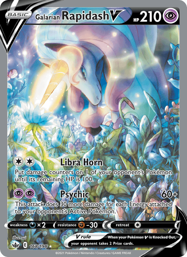 Galarian Rapidash V, carte 168 de Chilling Reign