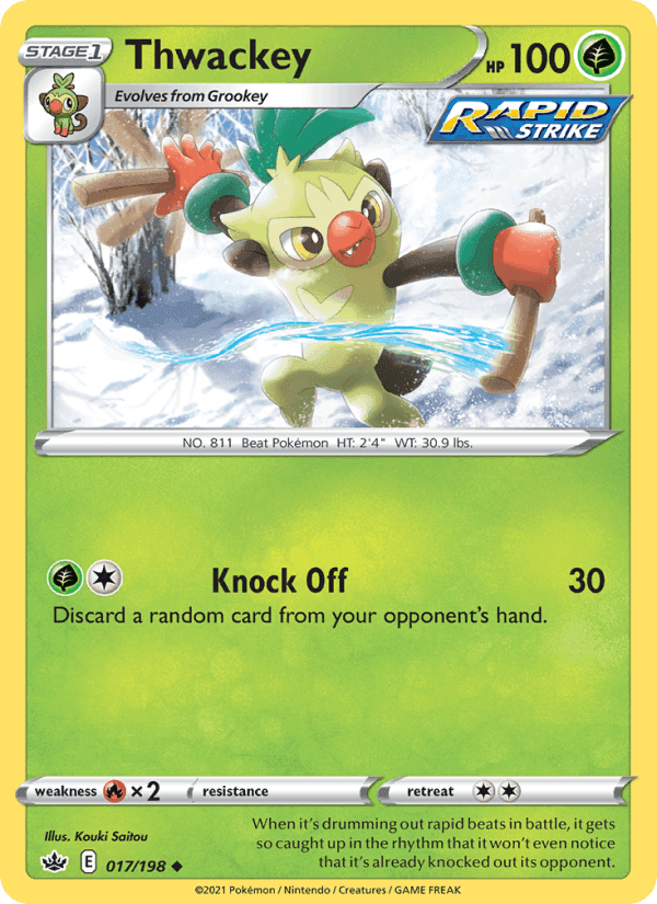 Thwackey, card 17 from Chilling Reign