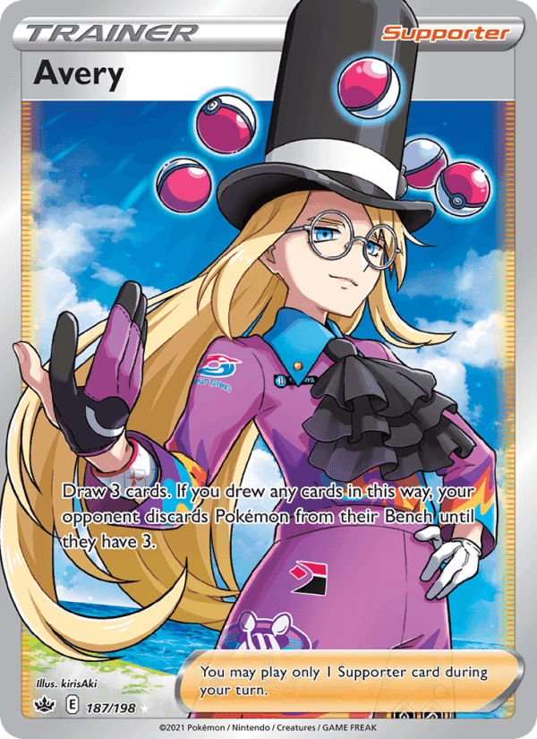 Avery, card 187 from Chilling Reign