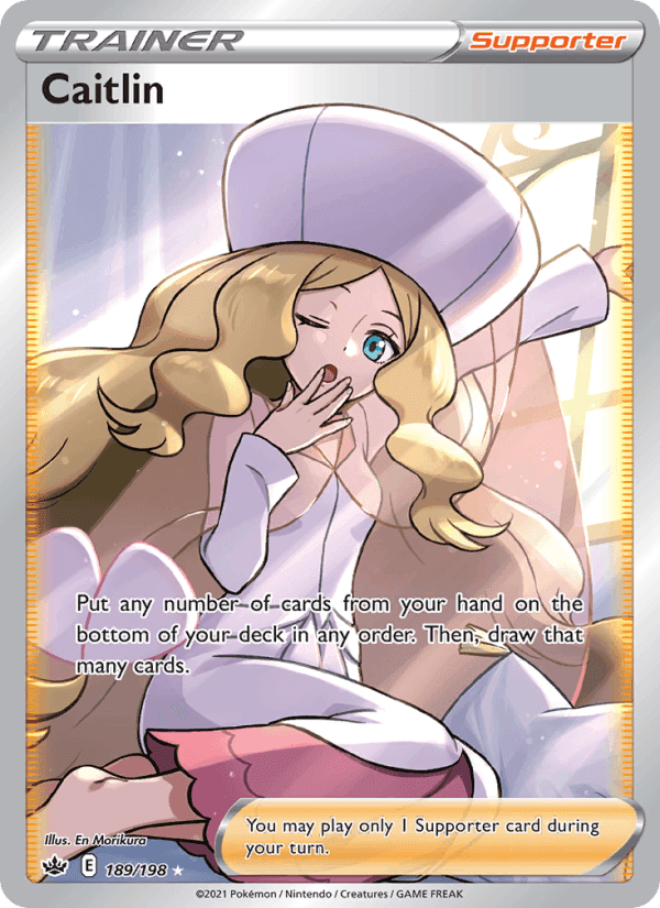Caitlin, card 189 from Chilling Reign
