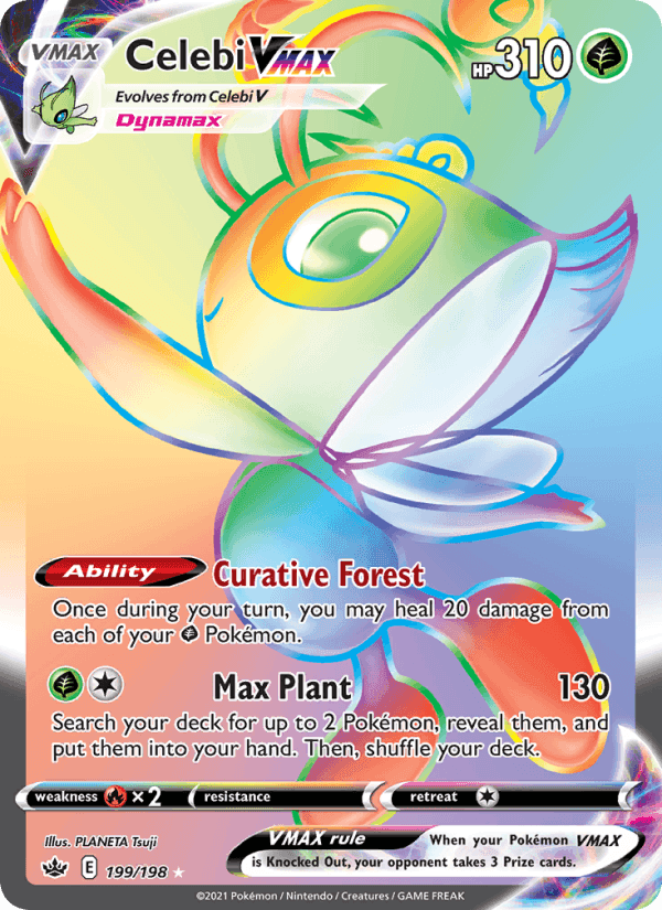 Chilling Reign の 199 番、Celebi VMAX