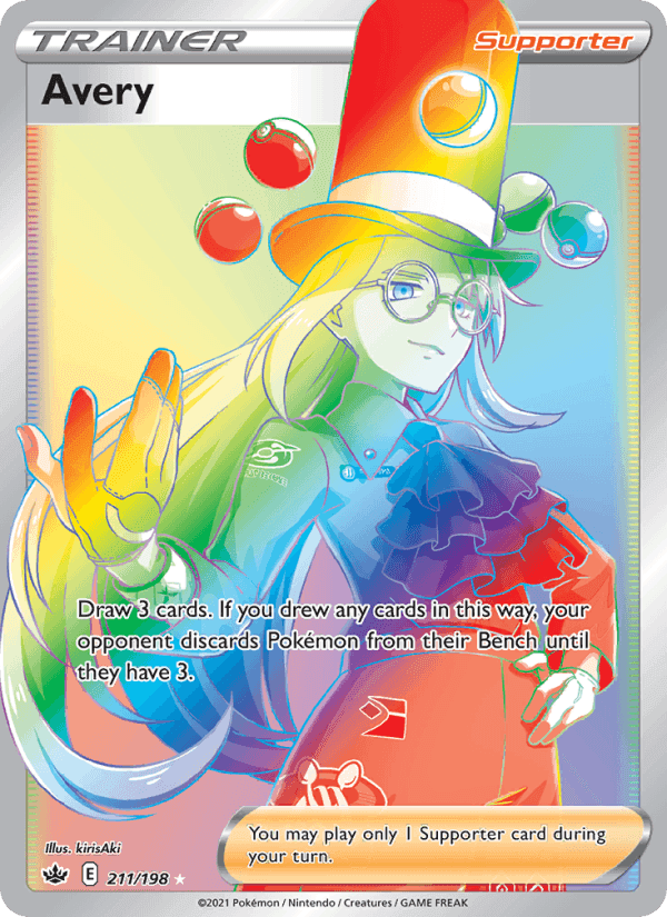 Avery, card 211 from Chilling Reign