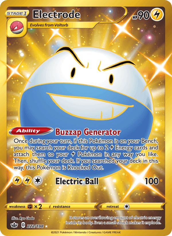 Electrode, card 222 from Chilling Reign
