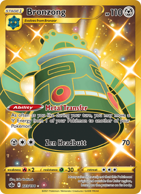 Bronzong, card 223 from Chilling Reign