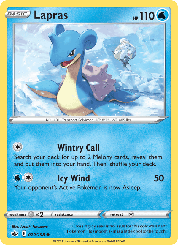 Lapras, card 29 from Chilling Reign