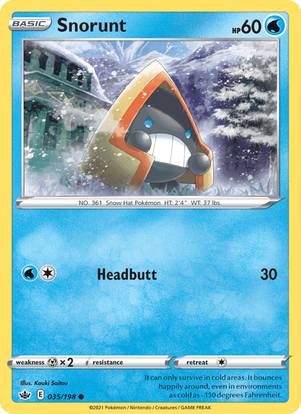 Snorunt, carta 35 di Chilling Reign