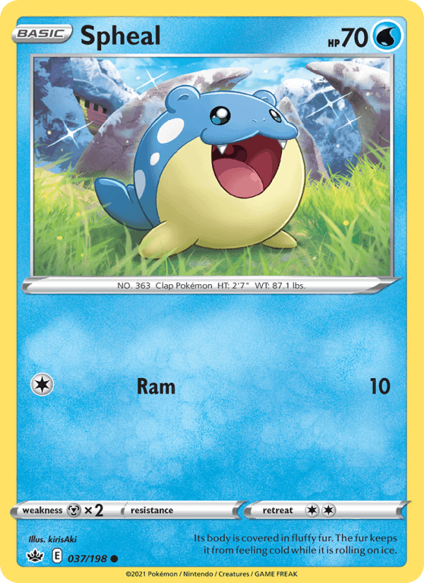 Spheal, carta 37 di Chilling Reign