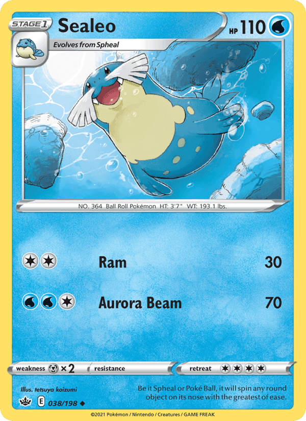 Sealeo, card 38 from Chilling Reign