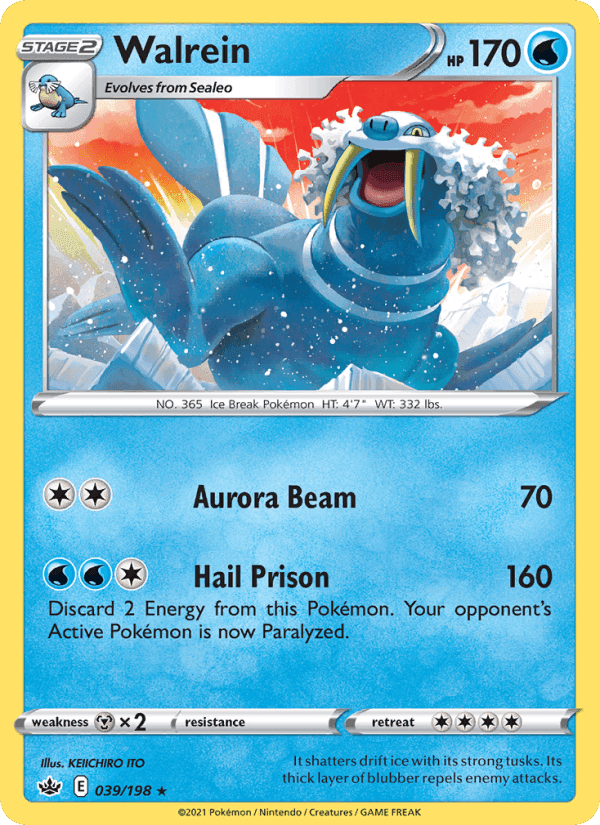 Walrein, card 39 from Chilling Reign