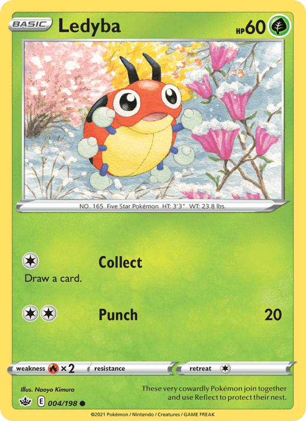 Ledyba, card 4 from Chilling Reign