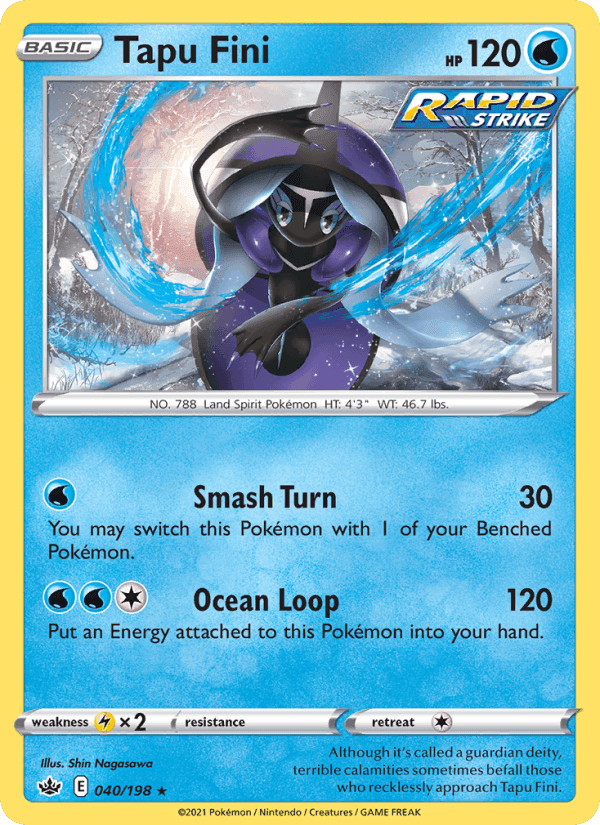 Tapu Fini, carta 40 di Chilling Reign