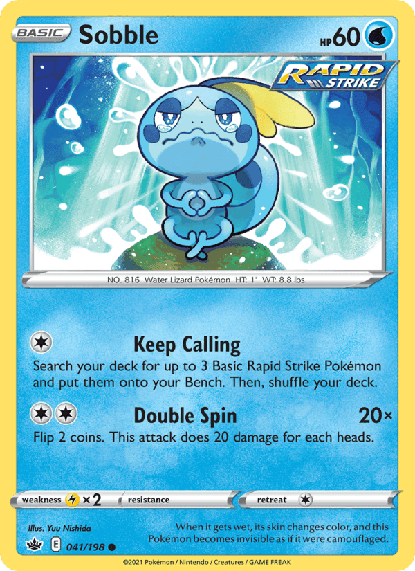 Chilling Reign の 41 番、Sobble