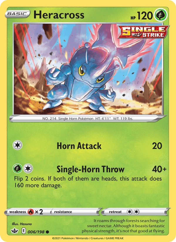 Heracross, card 6 from Chilling Reign