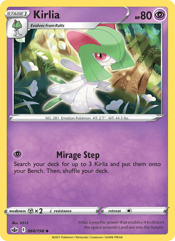Kirlia, card 60 from Chilling Reign