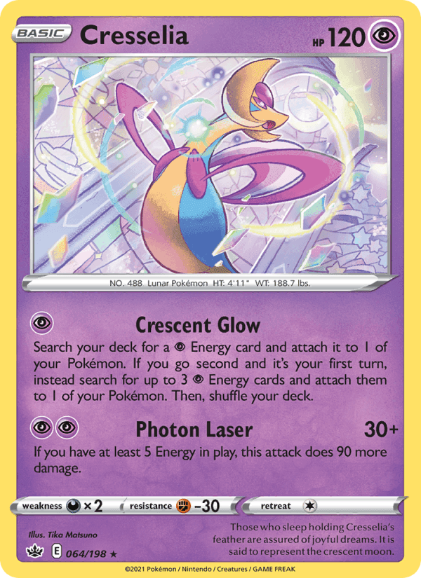 Chilling Reign の 64 番、Cresselia