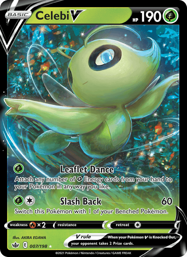 Celebi V, card 7 from Chilling Reign