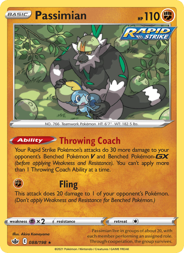 Passimian, card 88 from Chilling Reign