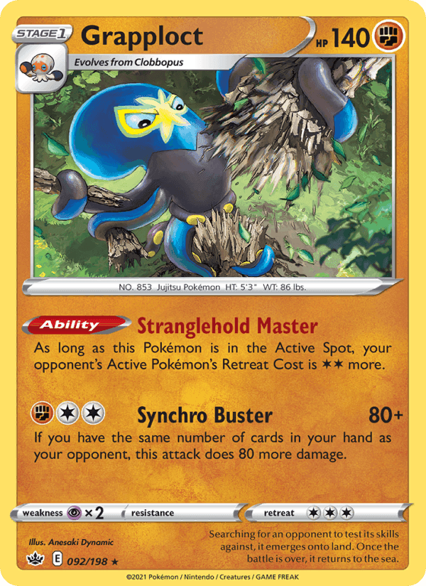 Grapploct, card 92 from Chilling Reign