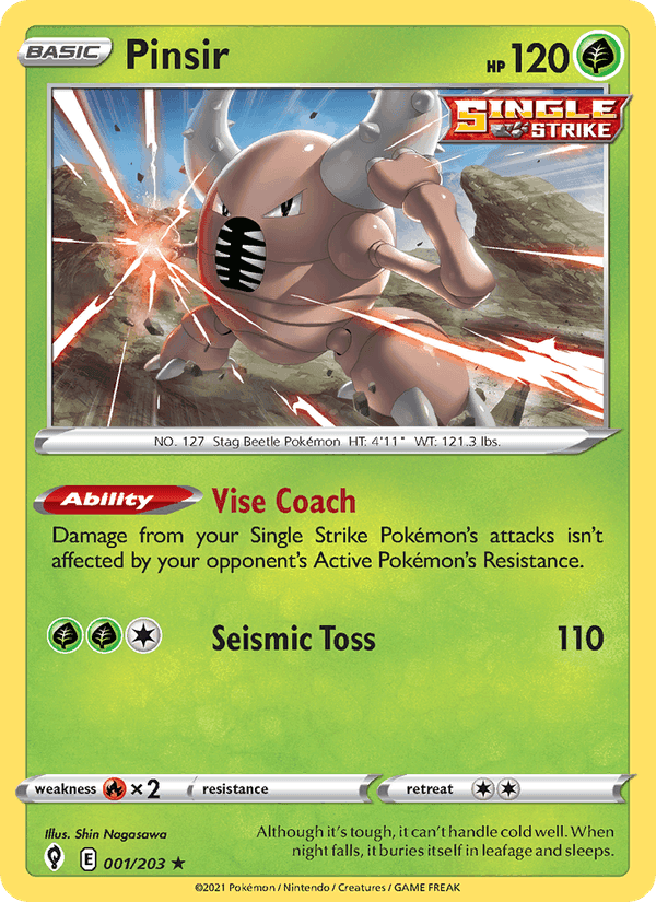 Evolving Skies の 1 番、Pinsir