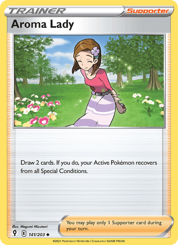 Aroma Lady, card 141 from Evolving Skies