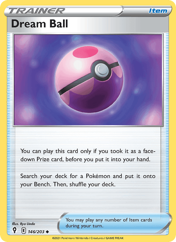 Dream Ball, card 146 from Evolving Skies