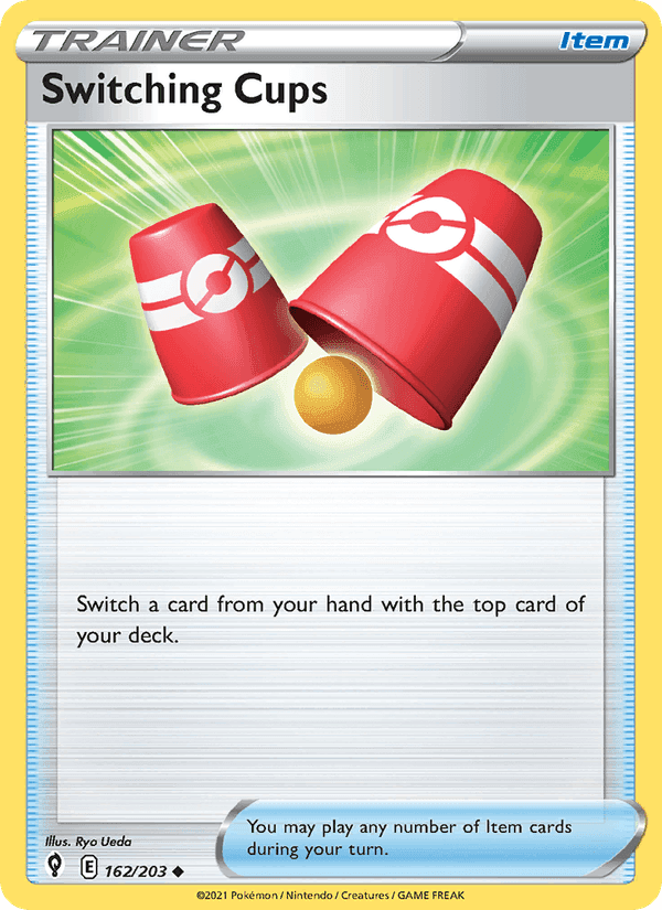 Switching Cups, card 162 from Evolving Skies