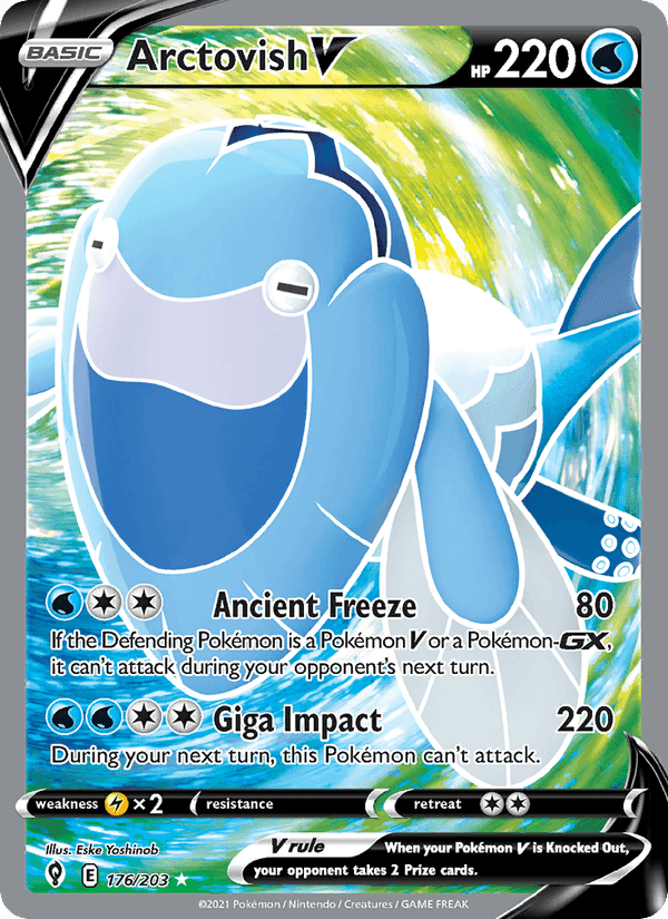 Arctovish V, card 176 from Evolving Skies