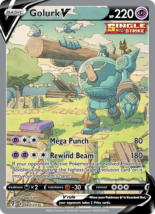 Evolving Skies の 182 番、Golurk V