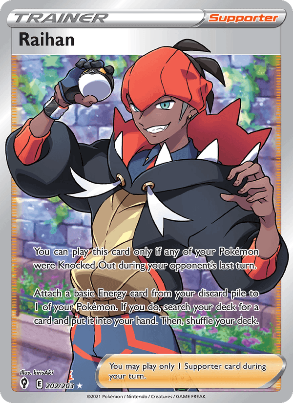 Raihan, card 202 from Evolving Skies