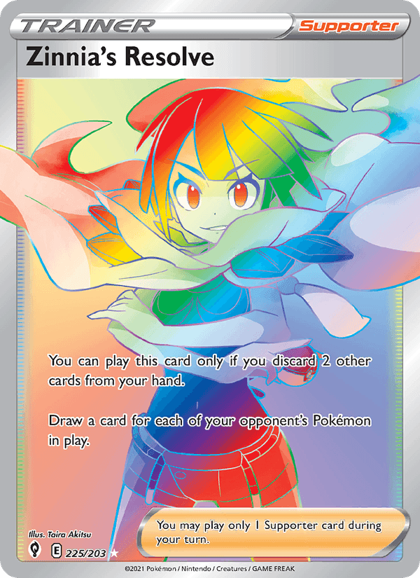 Zinnia's Resolve, carte 225 de Evolving Skies