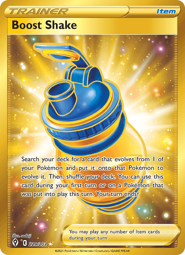 Boost Shake, carte 229 de Evolving Skies