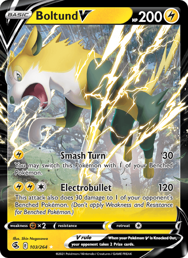 Boltund V, card 103 from Fusion Strike